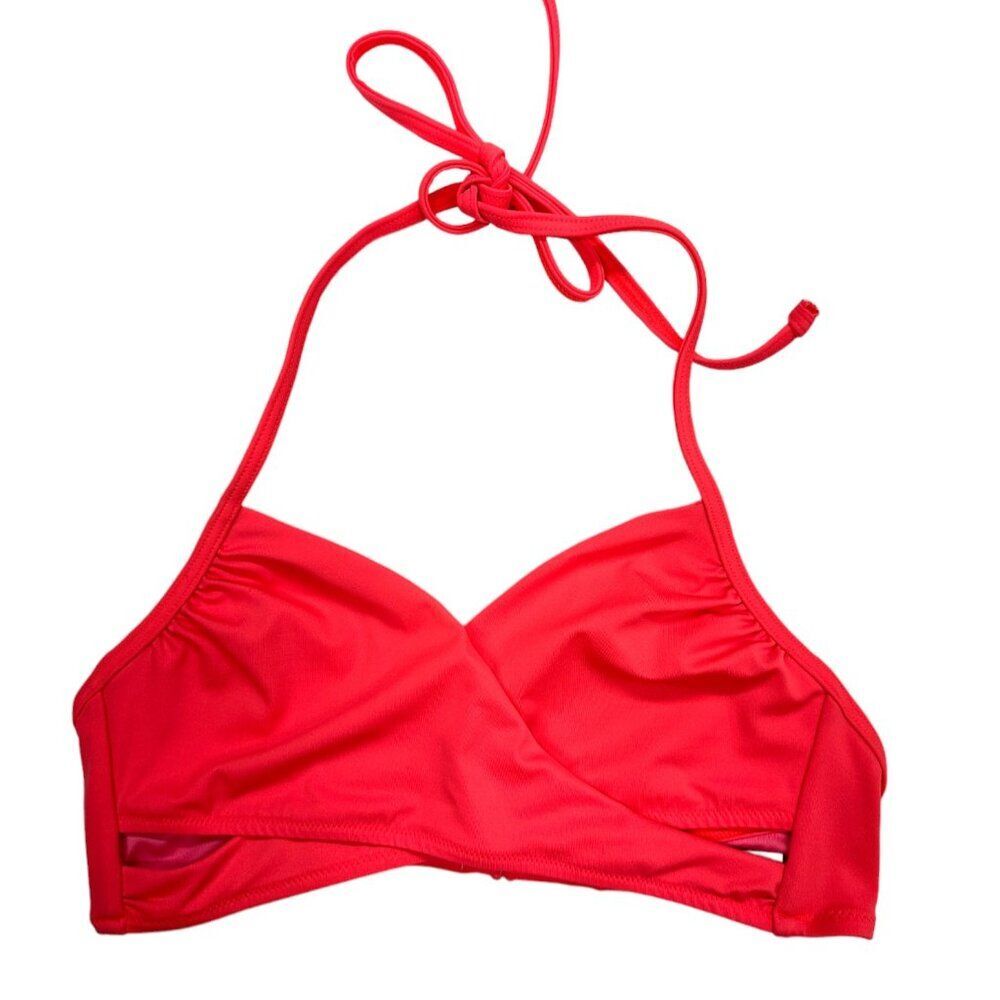 PINK Victoria's Secret Crisscross Front Swim Top (S)